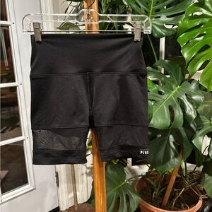 PINK Victoria's Secret Black Bike Shorts